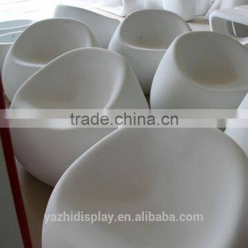 European Style Relaxing Fiberglass Material Half Ball Chair photo-3