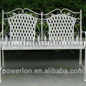 Durable and Elegant 2 Seater Outdoor Folding Metal Garden Bench