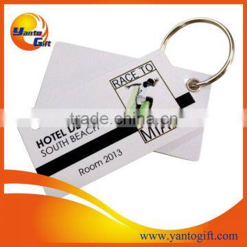 Custom VIP Plastic card keychain