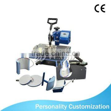 2015 HOT sale high-quality multifunctional combo sublimation press machine 8 in 1