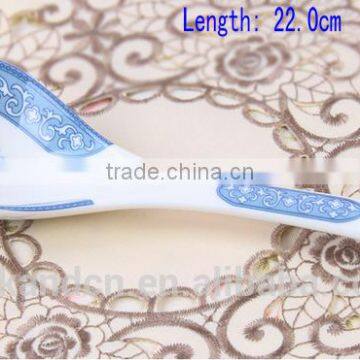 SP1535 Haonai High Quality Ceramic Spoon, Big Ceramic Soup Spoon photo-3