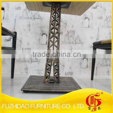 New Wrought Iron Bench Table With Themed Restaurant photo-3