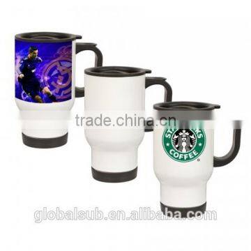 Protable Sublimation Stainless Steel Coffee Car Cup With Coating