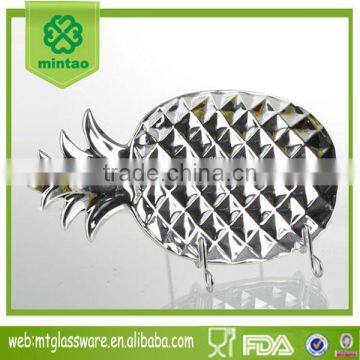 Set of 3 Electroplate Jack Fruit Plate photo-2