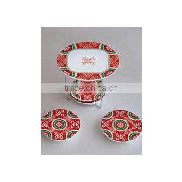 5pcs Cake Plate, Plate Set, Porcelain Plate