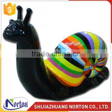 Colorful resin snail sculpture for sale NTRS-129LI