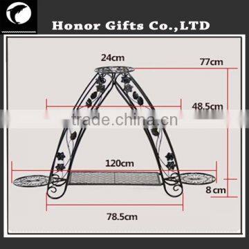 Wrought Iron Tiered Designer Plant Stand photo-5