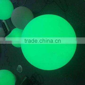 Solar Powered Giant RGB Plastic Flowing LED Light Ball With 16 Colors Change photo-2