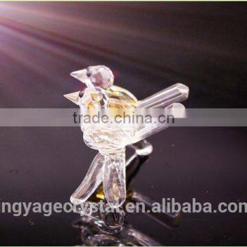 Wholesale Double Crystal Birds With a Trunk as Customized Crystal Gifts/crystal Wedding Table Gift for Guests photo-3