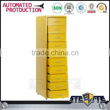 Korea Light Weight Steel 10 Drawer Filing Cabinet Lightweight Storage Cabinet for Sale photo-4