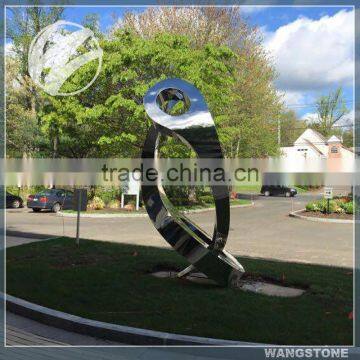 Stainless Steel Outdoor Abstract Garden Metal Sculpture photo-2