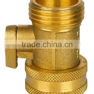 various style superior Solid Brass Strength Fabric energy-saving adapter straight /brass coupling