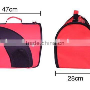 (OEM) Fashion Red Tote Dog Carrier Bag photo-5