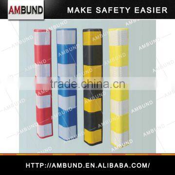 Wall Rubber Corner Guards Reflective Wall Rubber Corner Guard for Packing Lot photo-2