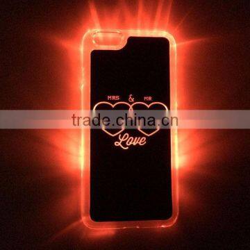 Hot Sale led flash light case for iPhone5 ,5S,for iPhone 6s plus