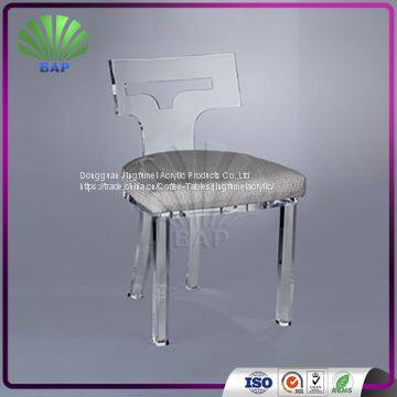 High Quality Fancy Living Room Chairs Acrylic Bar Cafe Chairs Plexiglass Relax Lazy Chairs
