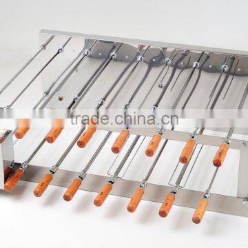 Rotating Grill in stainless steel (Doble Version) - CRID 15 Skewers Arke