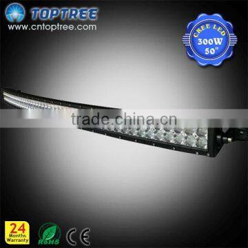 Curved LED light bar 50inch 288W Offroad Head Light Bar For ATV UTV