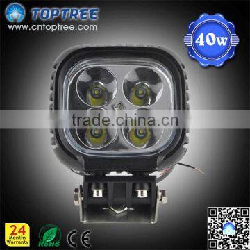 5" Square 40W Heavy Duty High Powered LED Work Light