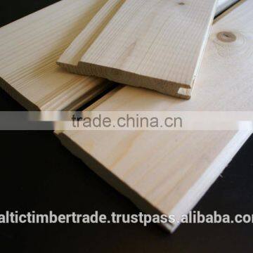 Spruce whitewood cladding boards, Spruce lumber, siding boards