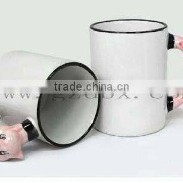 11oz sublimation mugs/cups with animal handle