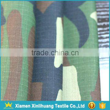 Customized 65 Polyester 35 Cotton Camouflage Printed Ripstop Fabric photo-4