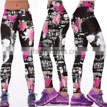 Lady Full Size Compression Nylon-spandex High Waist Yoga Pants photo-2