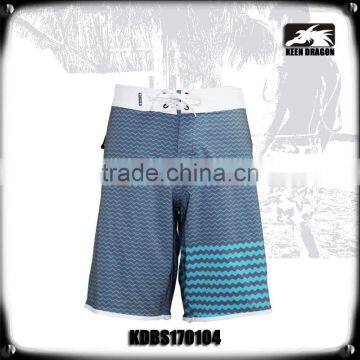 Blue Waves Board Shorts With Waterproof Welded Back Pocket photo-2