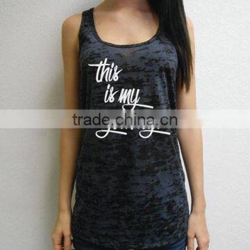 Popular Items for Burnout Tank Tops Funny Womens Superhero Fitness Tank Ladies Gym Stringer Tank Top Workout Clothes Yoga Wear photo-5