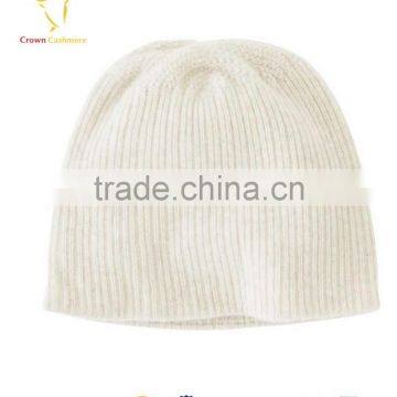 Lovely Plain Womens Cashmere Beanie Hat photo-3