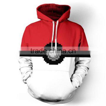 Wholesale Men's 100% Polyester Custom Your Own Design 3D Printed Sublimation Hoodie photo-3