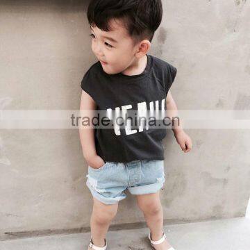S17501A 2017 Summer Fashion Children T-shirts for Boys photo-3
