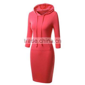 TOP Fashion Casual Long Hoodie Pocket Hoodies Women Slim Sexy photo-3