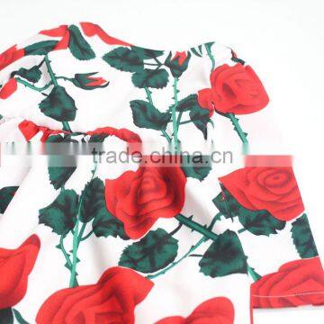 ShiJ Kids Clothes Rose Long Maxi Girls Dress photo-4