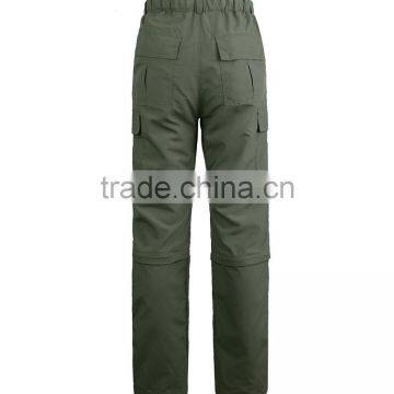 Juqian 2016 Workwear Green Classic Nylon Breathable Detachable Cargo Overall Work Pant photo-2