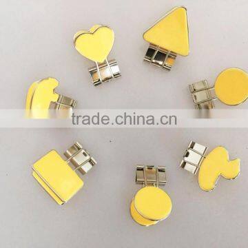 Yellow Special-shaped Binder Clip photo-4