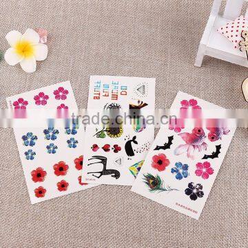 Waterproof tattoo sticker non-toxic enviroment protection sticker children decoration sticker