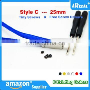 (MOQ:100pcs) Metal Screw on Aglet Lace Tips for Sneaker Shoes - Metal Aglets for Yeezy Shoelaces Tips DIY Replacement Screw on photo-2