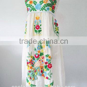 Fashion Mexico Manufacturers Strapless Embroidered Mexican Clothing photo-2