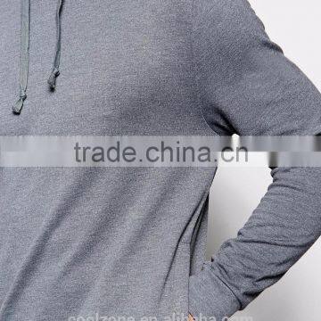 Cheap Plain Men's Hoodies Blank Front Pouch Pocket Wholesale Hoodies 2016 photo-3