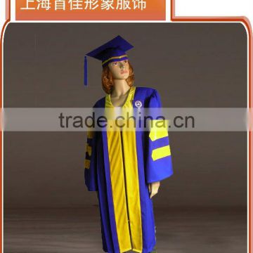 college doctoral PHD graduation academic gown made in China