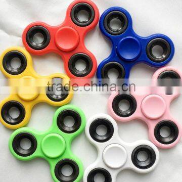 Fingertip Gyro Three Leaf Bearings Interdental Rotation EDC Decompression Toys Spiral Fingers Spot Lights With Lights photo-5
