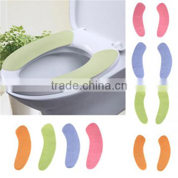 2016 New Multi-color Bathroom Warmer Toilet Seats Mat Closestool Washable Soft Seat Cover Lid Cover Mat Pad Cushion