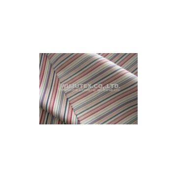Cotton Nylon Fabric Spandex, Twilled Weave Stripe Cloth Material
