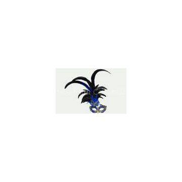 Hand-painted Beautiful Feather Venice Carnival Masks For Men