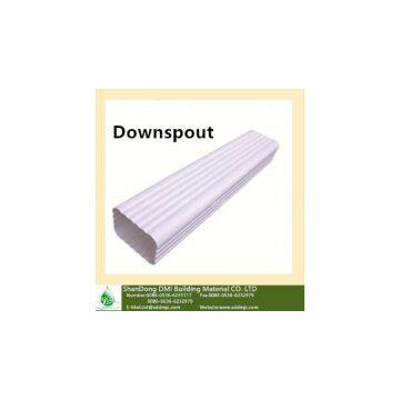 Plastic rain gutter/water collector for roof drainage system, View pvc square gutter