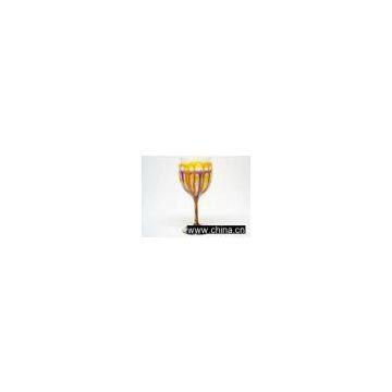 Sunset Soy Candles - Wine Glass Set