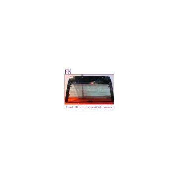 Tempered rear windshield