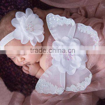 Baby Angel Butterfly Wings Photo Prop Girls Hair Accessories