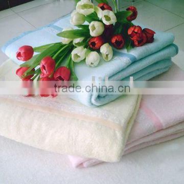 Natural bamboo towel